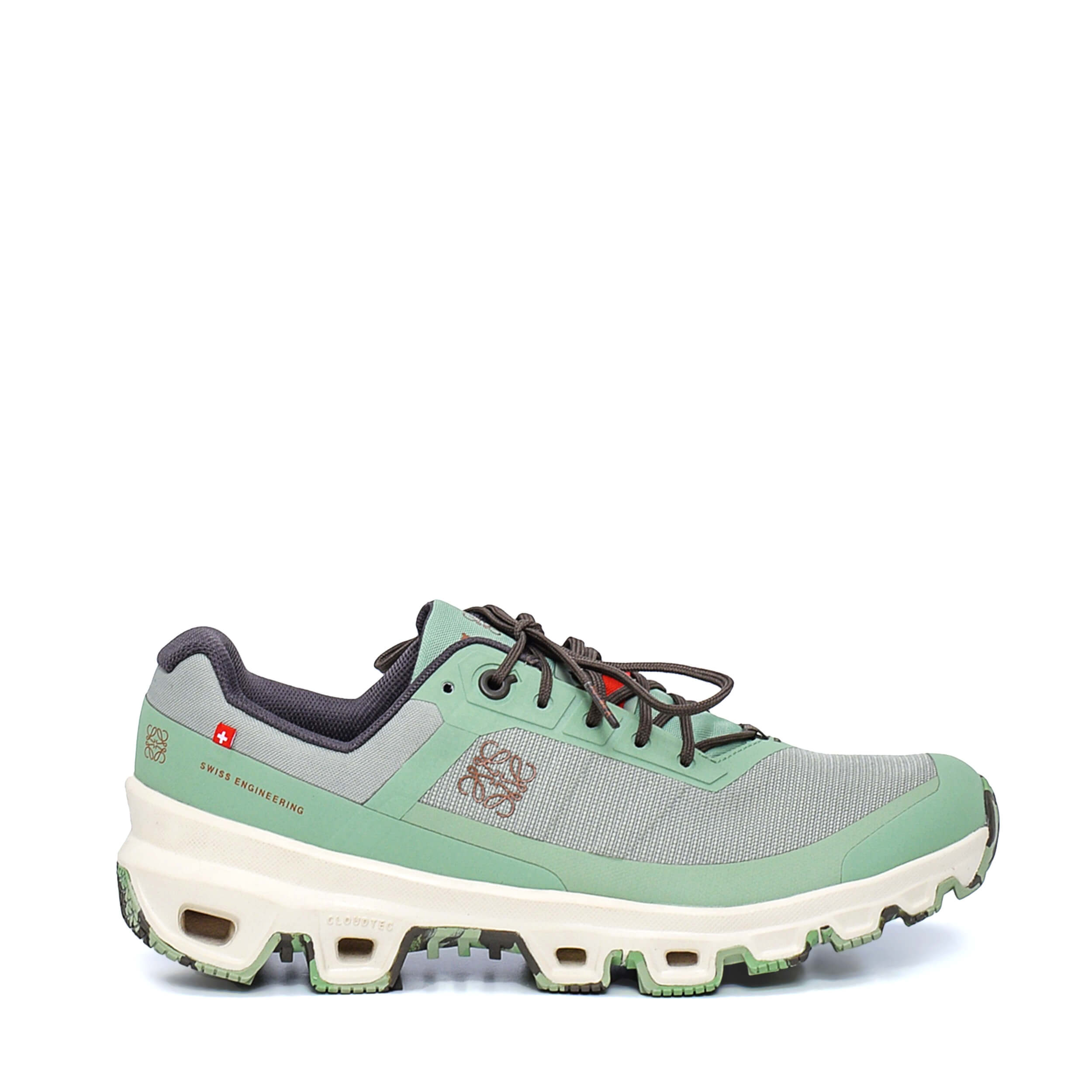 Loewe - x On Cloudventure in Green Running Sneakers / 38.5